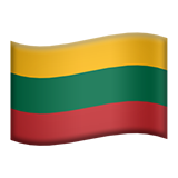 Flag: Lithuania on Apple 
